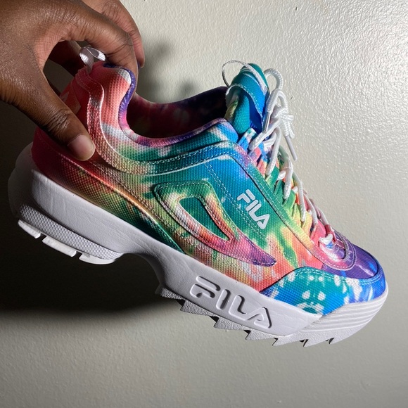 Fila Shoes Tie Dye Girls Shoes EUC Fila Oakmont Tr Girls Shoes